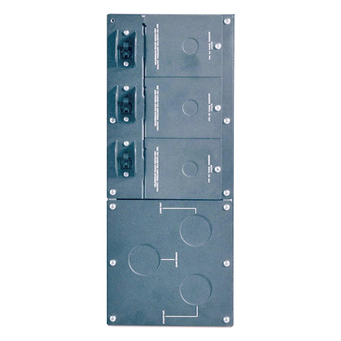 APC Bypass Switch Panel de Servicio, Interruptor de Derivación Montaje en Rack 4U, 230V, 100A, 20000 VA, Negro, SBP16KRMI4U