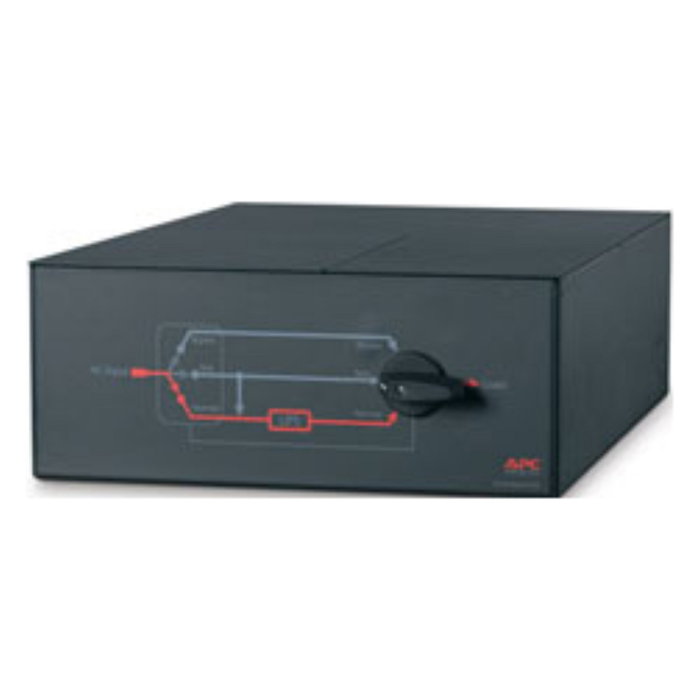 APC Bypass Switch Panel de Servicio, Interruptor de Derivación Montaje en Rack 4U, 230V, 100A, 20000 VA, Negro, SBP16KRMI4U