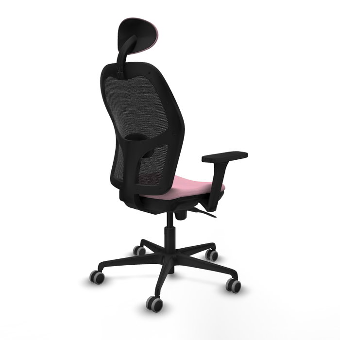 PIQUERAS Y CRESPO Silla de oficina Jorquera Rosa y Negro PIQUERAS Y CRESPO Silla de oficina Jorquera Rosa y Negro