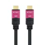 Nanocable Cable HDMI v2.0 con Repetidor 30m 4K@60Hz 18Gbps Negro/Rosa