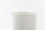 DKD Home Decor Lampara Sobremesa Glam Dorado Blanco Metal Lino 28 x 67 x 28 cm (2 Unidades)