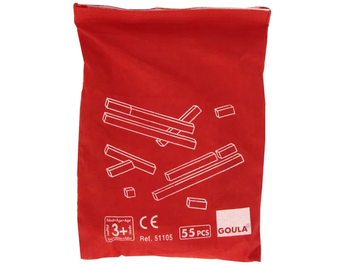 Goula Juego Didáctico de Regletas en Bolsa con 55 Piezas Goula Juego Didáctico de Regletas en Bolsa con 55 Piezas
