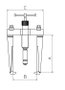 Extractor Hidráulico Forza 2 Patas 160X150