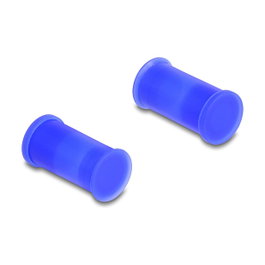DeLOCK Cubierta antipolvo DL4 en azul, Juego de 10 piezas