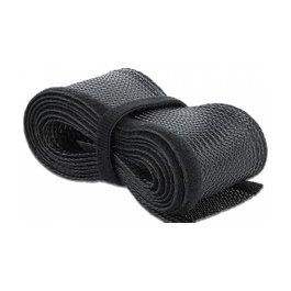 DeLOCK 18857 Funda trenzada con cierre de velcro 2 m x 19 mm Negro