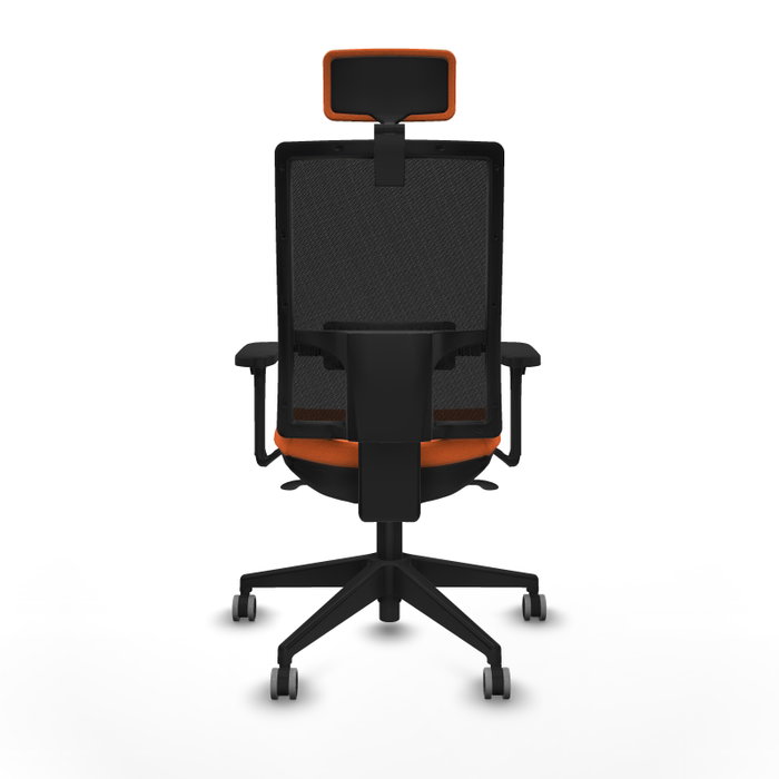 PIQUERAS Y CRESPO Silla de oficina Horna Naranja y Negro PIQUERAS Y CRESPO Silla de oficina Horna Naranja y Negro