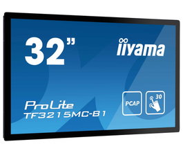 Iiyama ProLite TF3215MC-B2 Monitor Táctil Open Frame de 32" Full HD, Panel AMVA3, 30-Puntos Multitouch, 500 cd/m², 3000:1, VGA/HDMI/DP, USB, VESA, IP65
