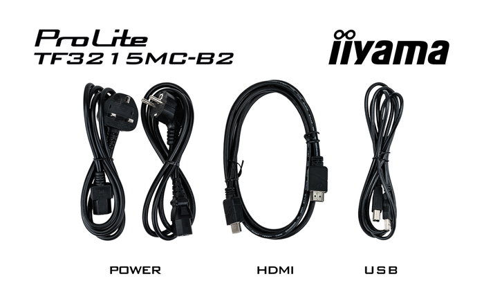 iiyama Pro Lite TF3215MC Monitor 80cm (31.5") Negro Touchscreen