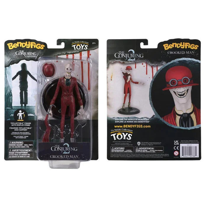 The Noble Collection Figura Bendyfigs Crooked Man de Conjuring Flexible 18 cm con Base Soporte