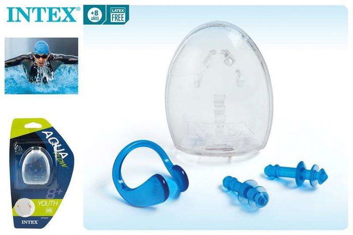 Intex Tapones para oidos y clip nasal (+ 8 años) Intex Tapones para oidos y clip nasal (+ 8 años)