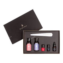 ALQVIMIA Caja Experiencia Him-Her Aceite Corporal Lavanda Bust Sensuality Man Espiritualidad Tiras Olfativas