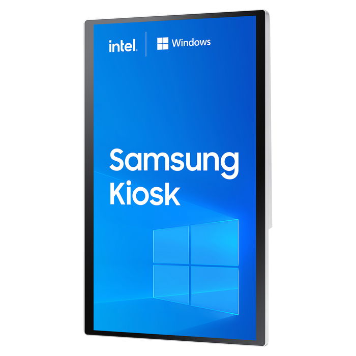 Samsung KM24C-W Pantalla LED de 24" para Kiosco Blanco, Windows 10 IoT Enterprise