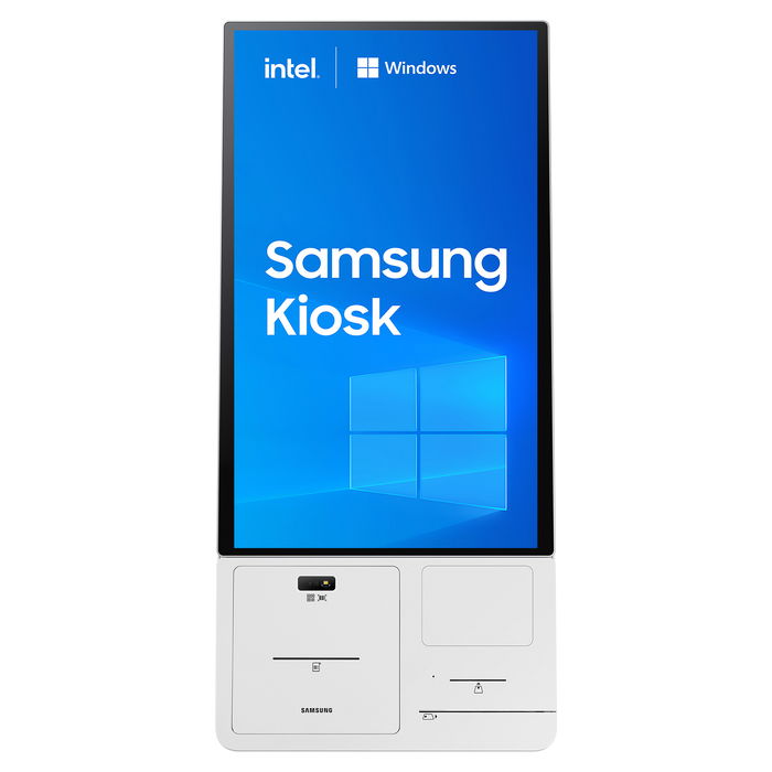 Samsung KM24C-W Pantalla LED de 24" para Kiosco Blanco, Windows 10 IoT Enterprise