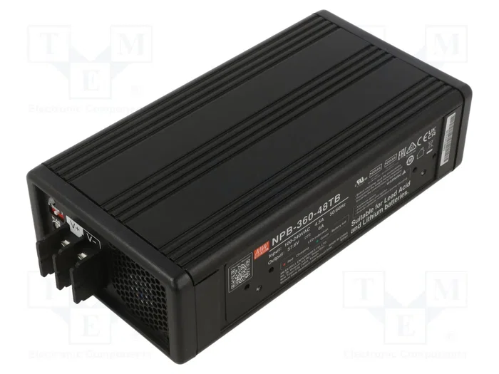 MEAN WELL NPB-360-48TB Cargador de Baterías 6A para 48V MEAN WELL NPB-360-48TB Cargador de Baterías 6A para 48V
