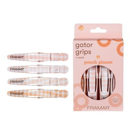 Framar Peach Please Gator Grips Pack de 4