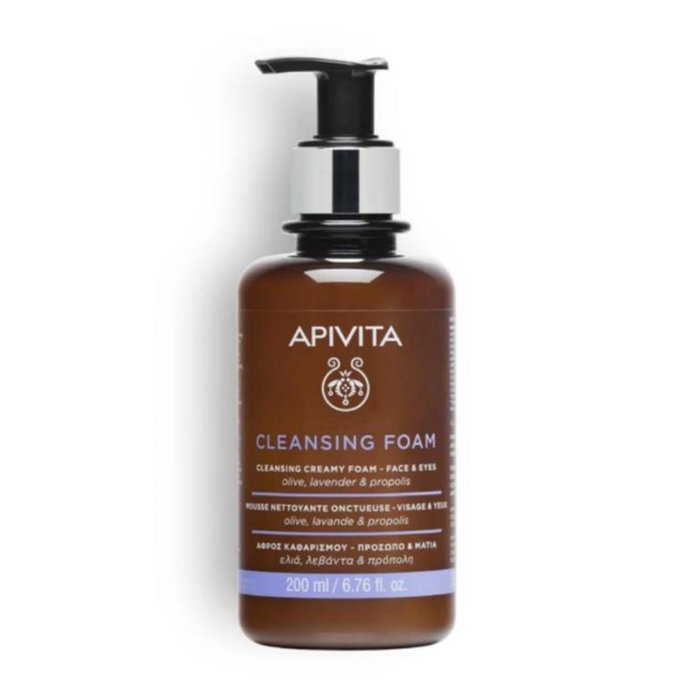 APIVITA Crema espuma limpiadora rostro y ojos 200 ml APIVITA Crema espuma limpiadora rostro y ojos 200 ml