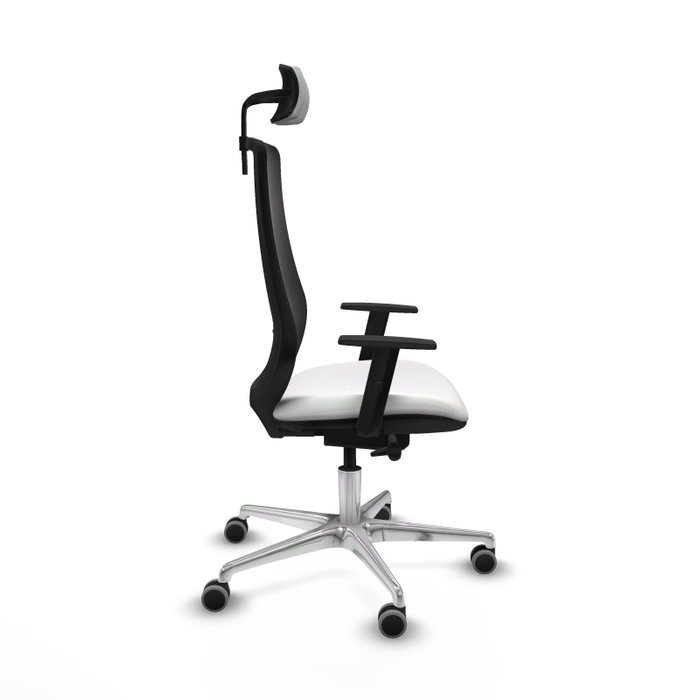 PIQUERAS Y CRESPO Silla de oficina Mardos con mecanismo Sincro/Traslack, Blanco/Negro PIQUERAS Y CRESPO Silla de oficina Mardos con mecanismo Sincro/Traslack, Blanco/Negro