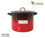 Olla Alta con Tapa 26 cm 11L Fuego La Estrella (2 Unidades)