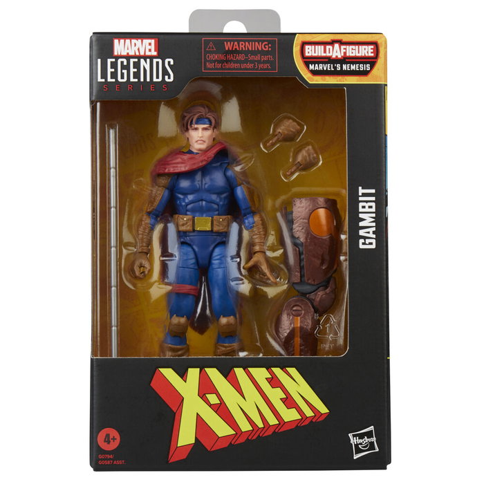 Hasbro Figura de Gambit X-Men Marvel 15cm Articulada con Accesorios