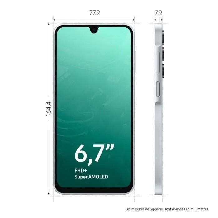 Samsung Galaxy A16 5G 128GB 4GB RAM - Gris claro