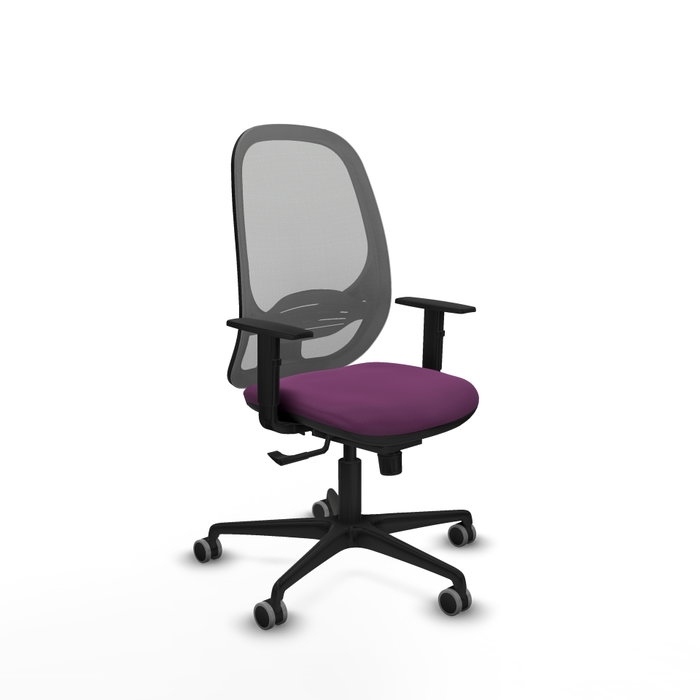 PIQUERAS Y CRESPO Silla de oficina Cilanco con mecanismo Sincro, Morado y Gris PIQUERAS Y CRESPO Silla de oficina Cilanco con mecanismo Sincro, Morado y Gris
