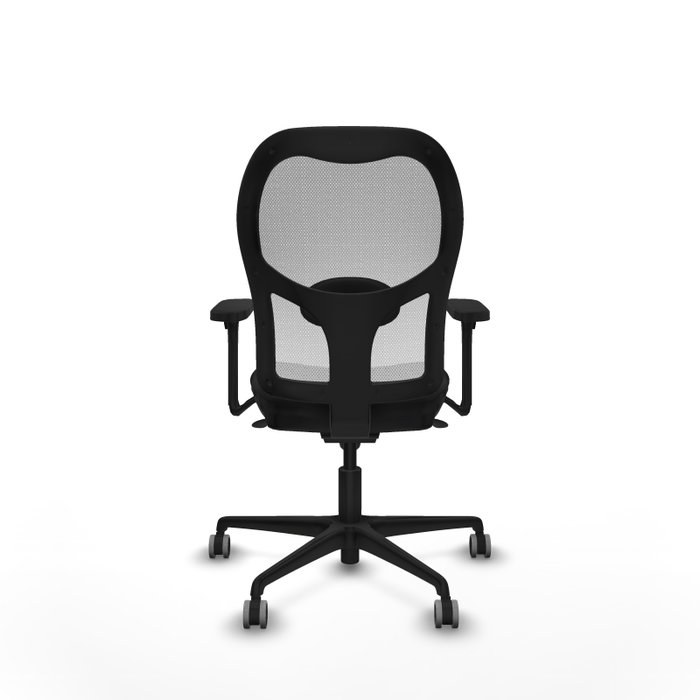 PIQUERAS Y CRESPO Silla de oficina Jorquera con mecanismo Sincro, Negro y Blanco PIQUERAS Y CRESPO Silla de oficina Jorquera con mecanismo Sincro, Negro y Blanco