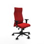 PIQUERAS Y CRESPO Sillón Albacete Rojo con Mecanismo Sincro y Asiento Viscoelástico