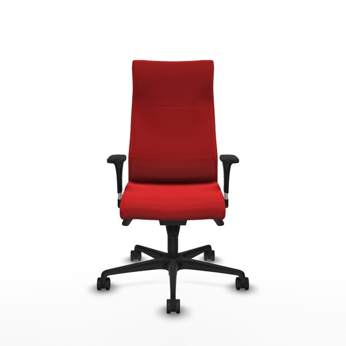 PIQUERAS Y CRESPO Sillón Albacete Rojo con Mecanismo Sincro y Asiento Viscoelástico