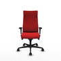 PIQUERAS Y CRESPO Sillón Albacete Rojo con Mecanismo Sincro y Asiento Viscoelástico