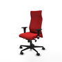 PIQUERAS Y CRESPO Sillón Albacete Rojo con Mecanismo Sincro y Asiento Viscoelástico