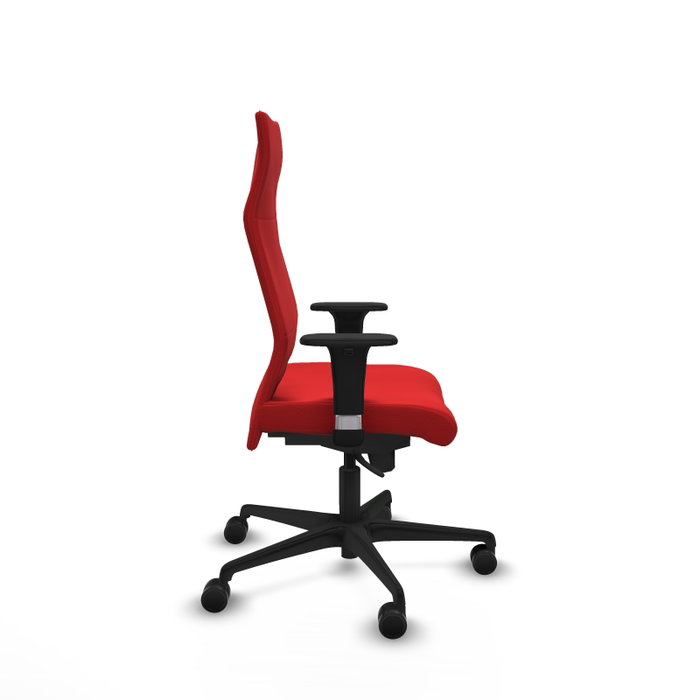 PIQUERAS Y CRESPO Sillón Albacete Rojo con Mecanismo Sincro y Asiento Viscoelástico