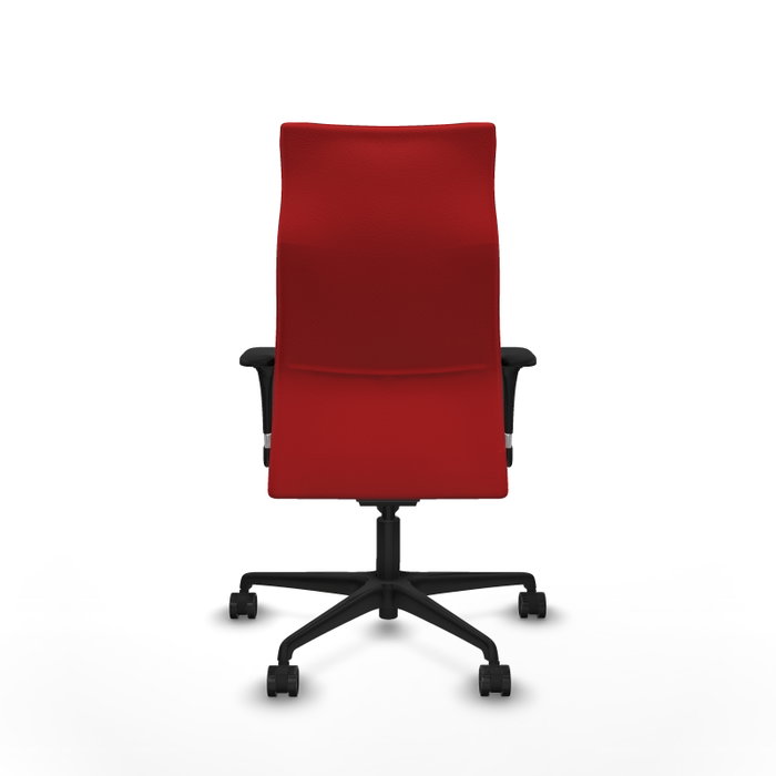 PIQUERAS Y CRESPO Sillón Albacete Rojo con Mecanismo Sincro y Asiento Viscoelástico