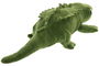 DKD Home Decor Peluche Cocodrilo Verde Poliester 53 x 20 x 12 cm (6 Unidades)