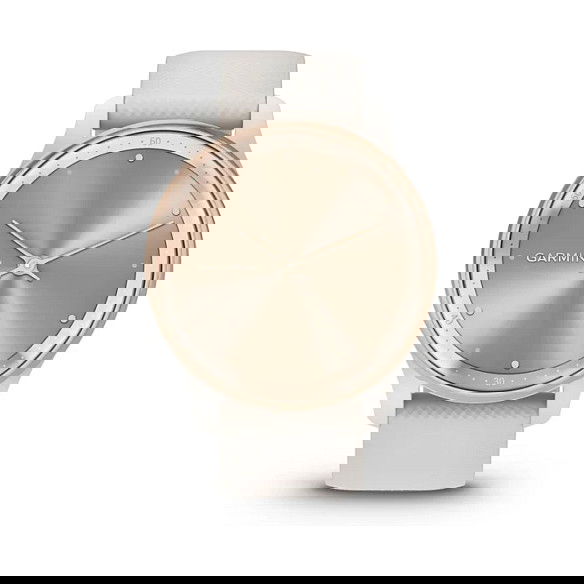 Garmin Vivomove Trend Smartwatch con Diseño Analógico, 40 mm, Correa y Esfera Rosa Dorado (Rose Gold) para Mujer - Monitor de Actividad