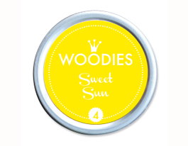 Woodies Almohadilla de tinta Sweet Sun diam. 38x22mm.