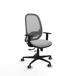 PIQUERAS Y CRESPO Silla de oficina Cilanco Gris con mecanismo Sincro/Traslack