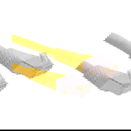 ROLINE 21.15.1332 Patchkabel Cat.6 Clase E S/FTP PiMF Amarillo 1 m - Cable de Red Ethernet RJ-45 Macho a Macho Blindado ROLINE 21.15.1332 Patchkabel Cat.6 Clase E S/FTP PiMF Amarillo 1 m - Cable de Red Ethernet RJ-45 Macho a Macho Blindado