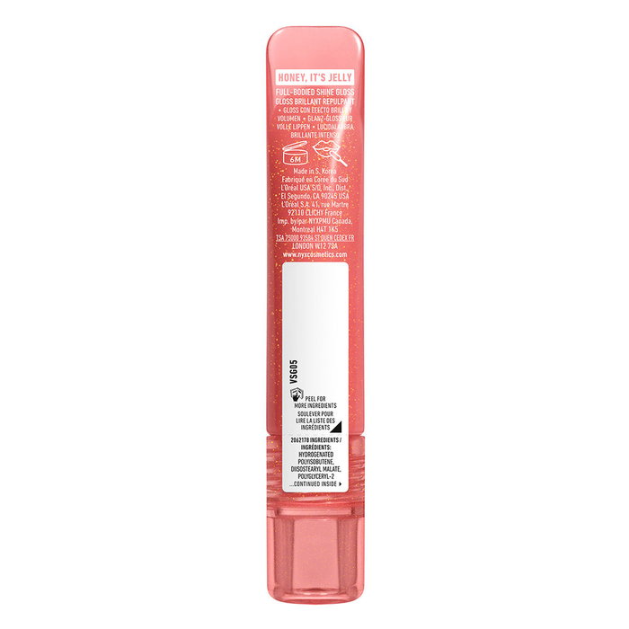 NYX Professional Makeup Jelly Job Brillo de Labios #Honey Its Jelly - 1 Unidad