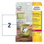 AVERY Zweckform Etiquetas de película resistentes al agua 210,0 x 148,0 mm