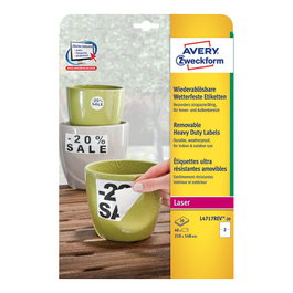 AVERY Zweckform Etiquetas de película resistentes al agua 210,0 x 148,0 mm