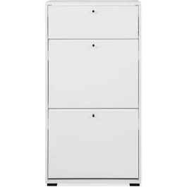 LÜNEBURG Zapatero Organizador Blanco para 12 Pares 58x25x111 cm LUNEBURG004180