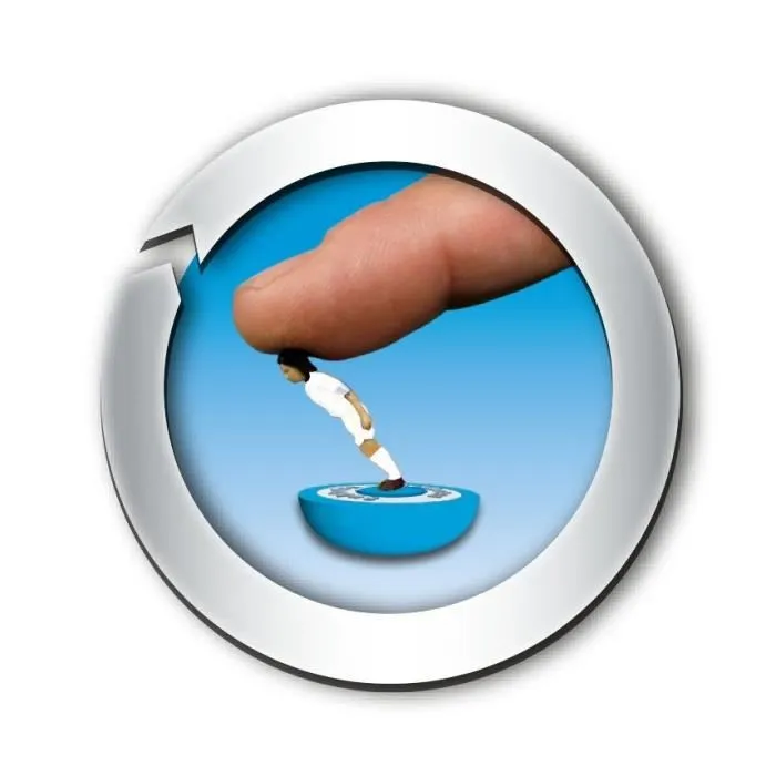 Megableu Subbuteo Olympique de Marsella Juego de Futbolin Idioma Francés Figuras Flexibles Niños 6 Años