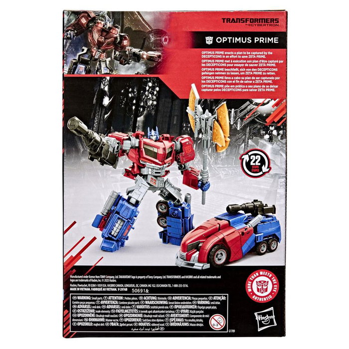 Hasbro Optimus Prime MTMTE Collection War for Cybertron de 16,5 cm