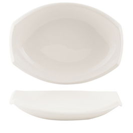 Summa Noubon Fuente Gondola, Vajilla, Blanca, para rabaneras, 28x20 cm, Apto Lavavajillas y Microondas