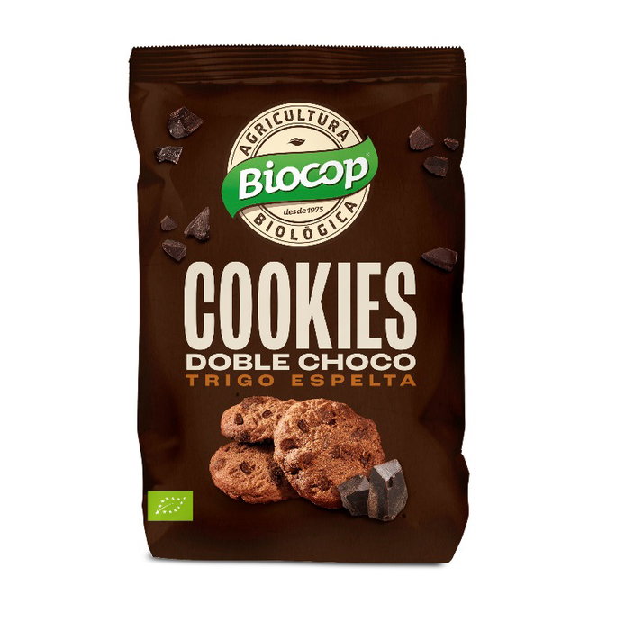 BIOCOP Cookies de Trigo Espelta con Doble Chocolate BIOCOP Cookies de Trigo Espelta con Doble Chocolate