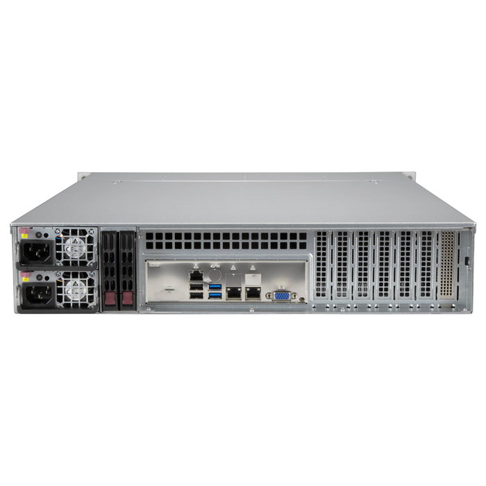 Supermicro Chassis 2U CSE-826BAC12-R802LPB Servidor Rack Gris con 12 Bahías 3.5", ATX/EATX y Fuente de Alimentación de 800W