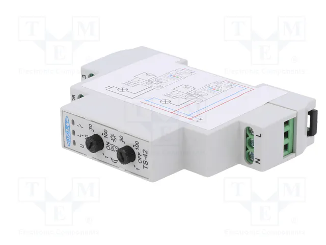 MART Interruptor de crepúsculo TS-42-4 para raíl DIN