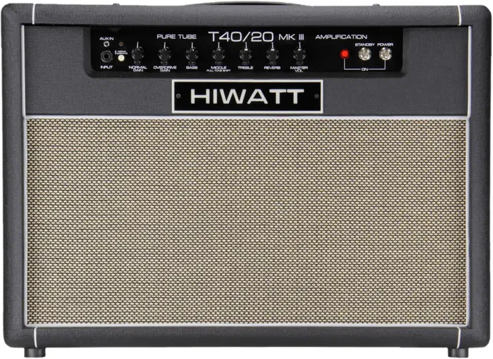 HIWATT T40 Amplificador de Guitarra Combo a Válvulas 2x12" 40W/20W HIWATT T40 Amplificador de Guitarra Combo a Válvulas 2x12" 40W/20W