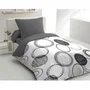 Home Linge Passion Audace Conjunto de edredones de microfibra 140x200 cm + 1 funda de almohada 63x63 cm - Gris Claro - HOM3701393708289
