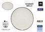 Inde Plato Llano Melamina Brillo Anllo La Mediterran 25.5 cm (24 Unidades)